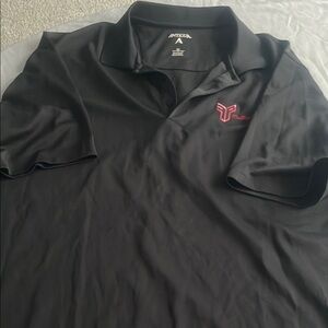 Antigua Black Polo Shirt Classic Casual Style XL NWOT